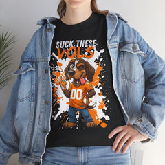 Mascot 'Suck These Vols' Football Tee Parody