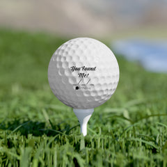 The PINme® Contest Golf Ball (6 PACK) | You Found Me!