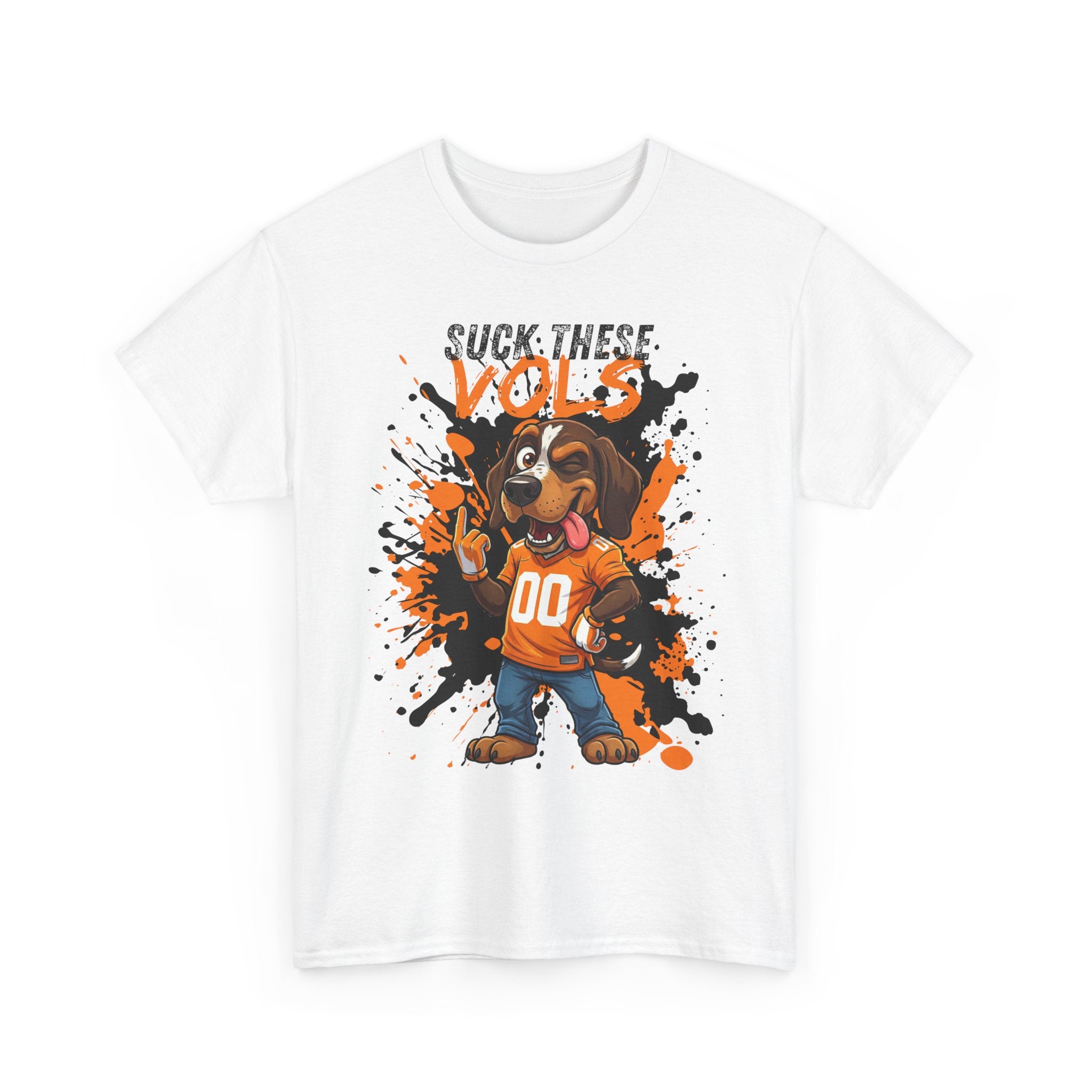 Mascot 'Suck These Vols' Football Tee Parody