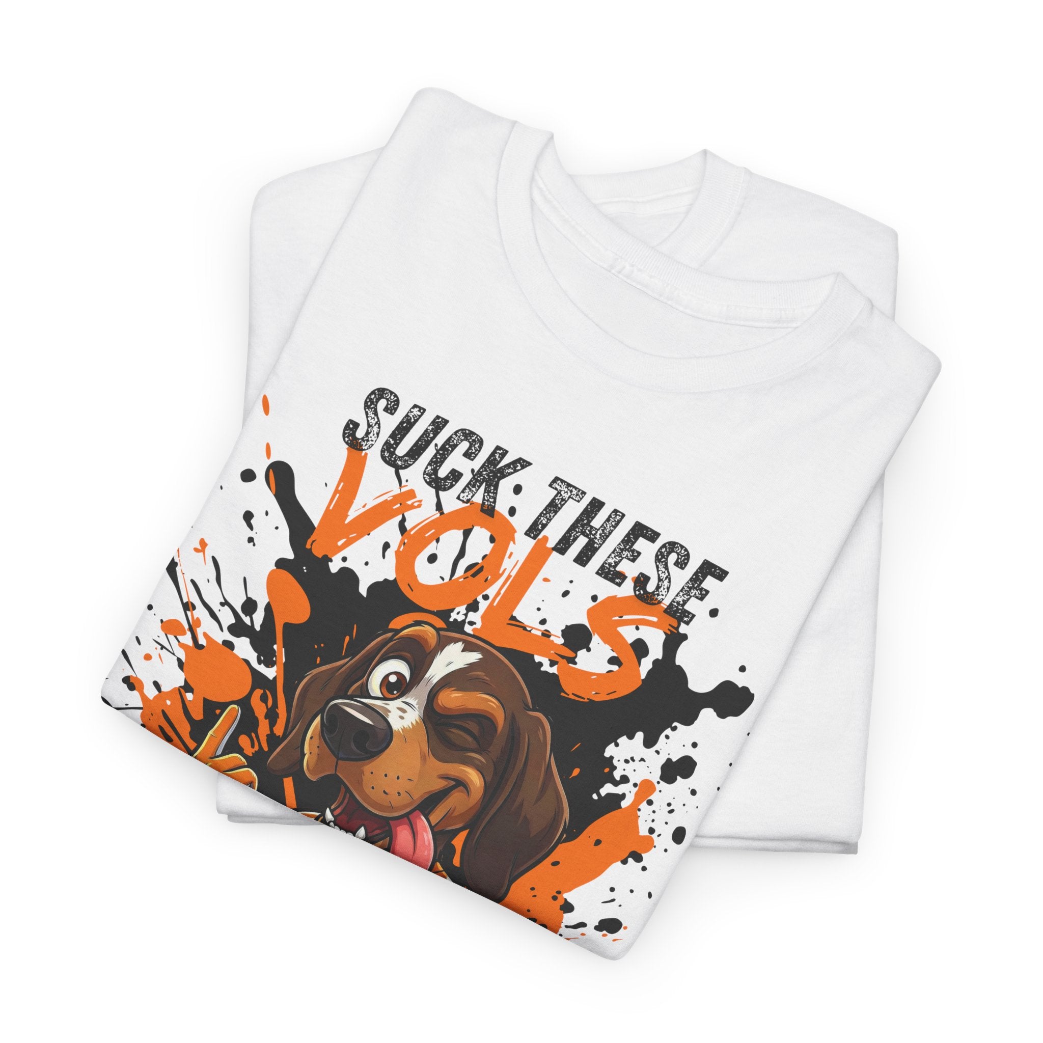 Mascot 'Suck These Vols' Football Tee Parody