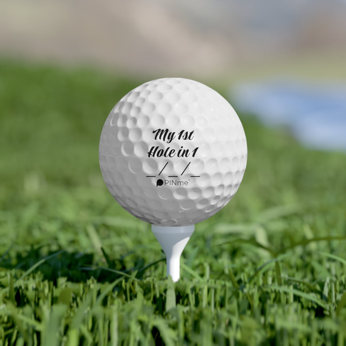 The PINme® Contest Golf Ball (6 PACK) | My First Hole In 1