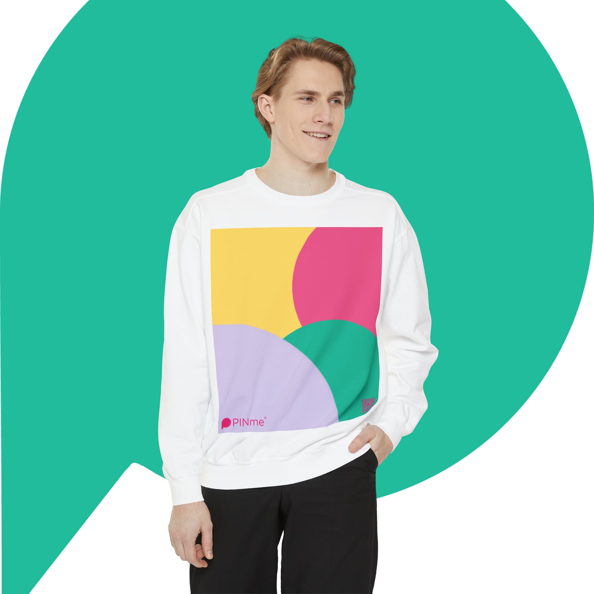 PINme Garment-Dyed Sweatshirt - The PINme® Swag Shop