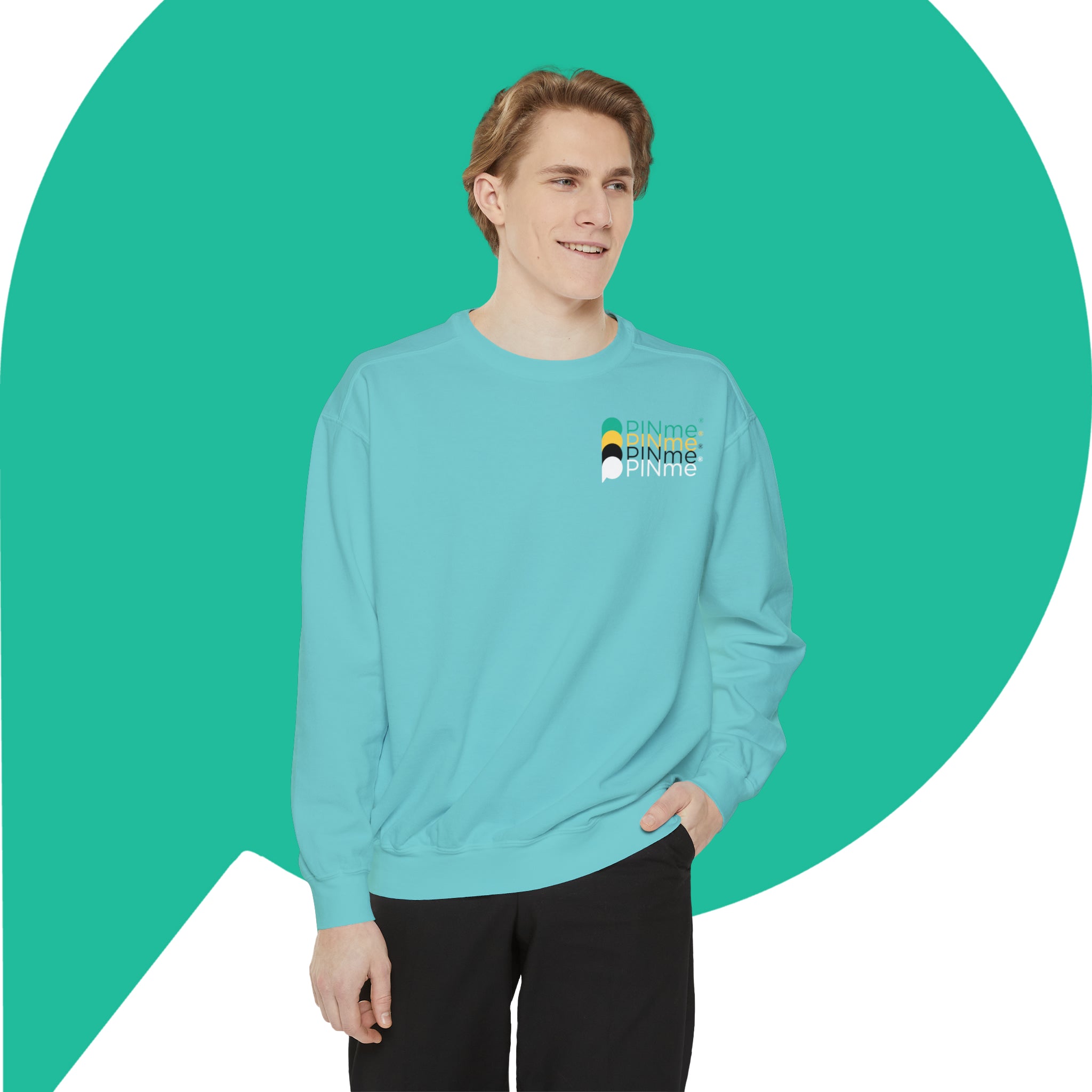 PINme Garment-Dyed Sweatshirt - The PINme® Swag Shop