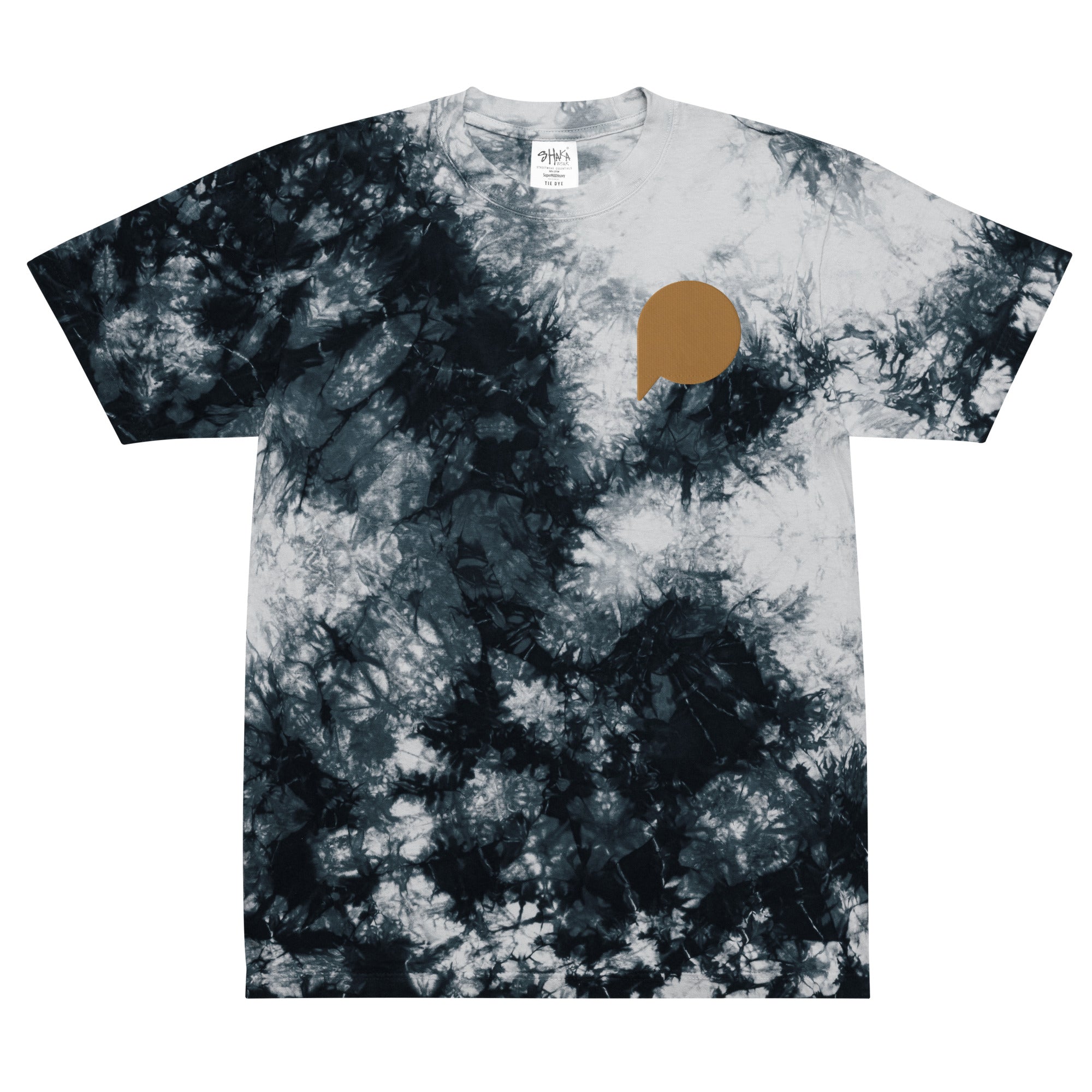 PINme® Oversized Tie-Dye Embroidered Tee - The PINme® Swag Shop