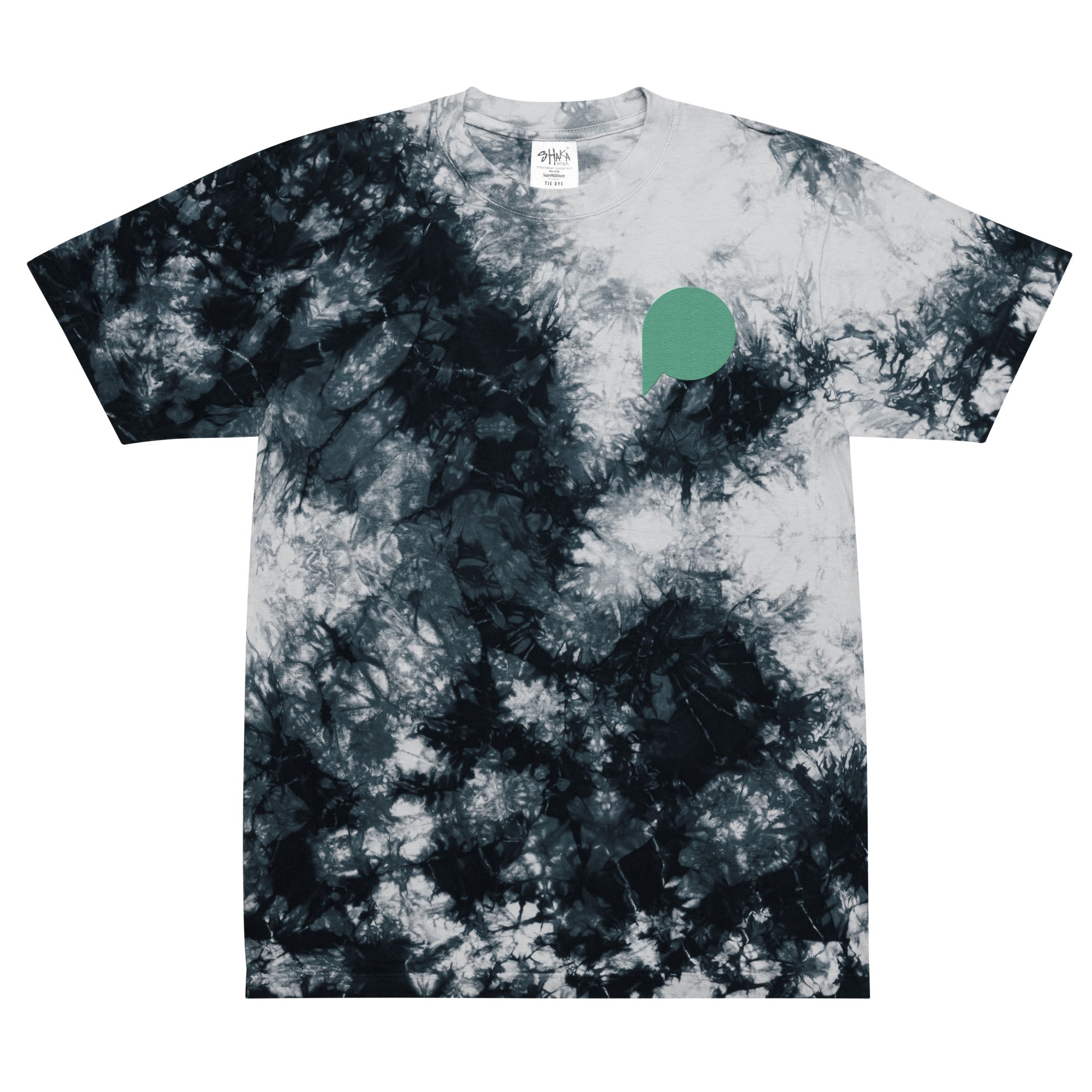 PINme® Oversized Tie-Dye Embroidered Tee - The PINme® Swag Shop