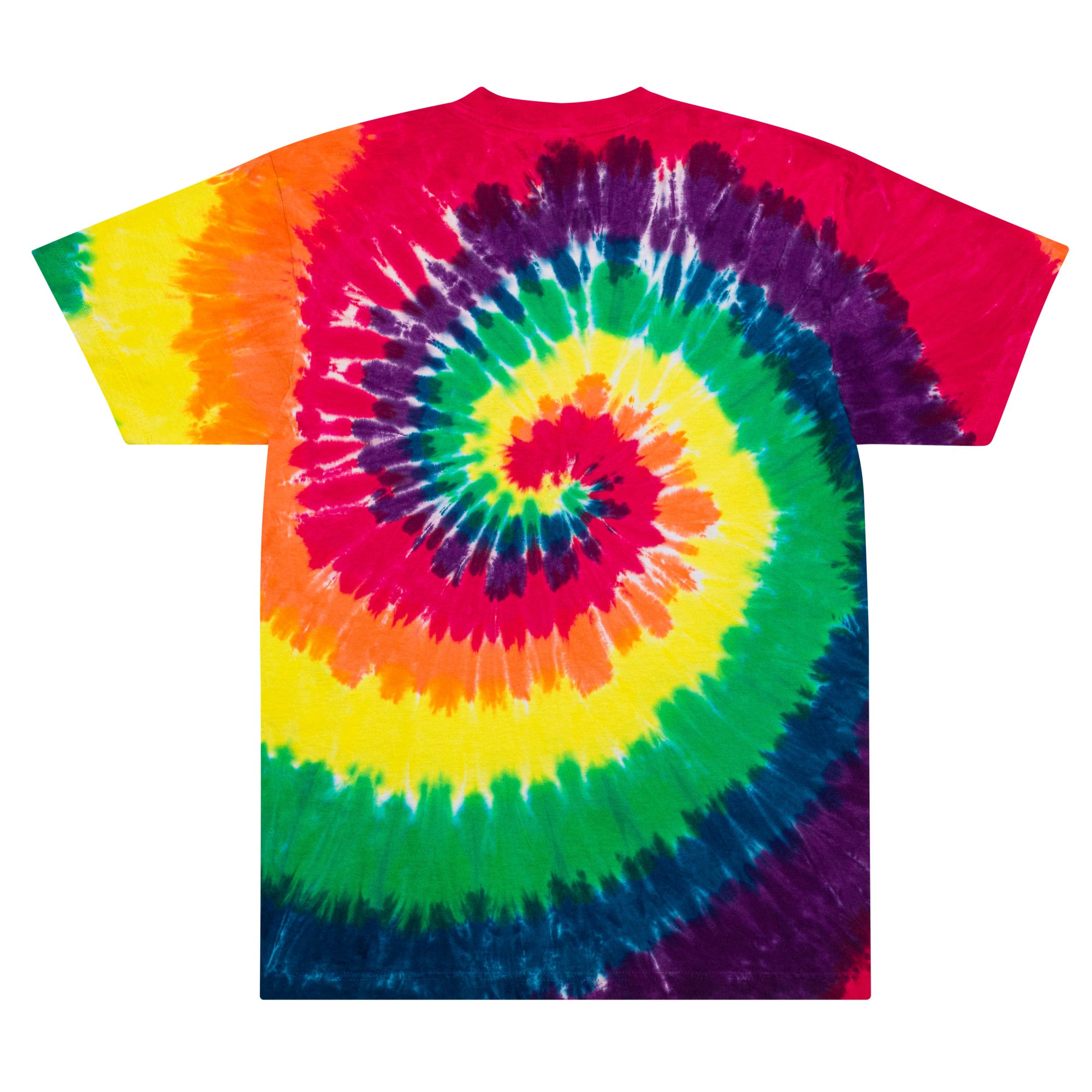 PINme® Oversized Tie-Dye Embroidered Tee - The PINme® Swag Shop