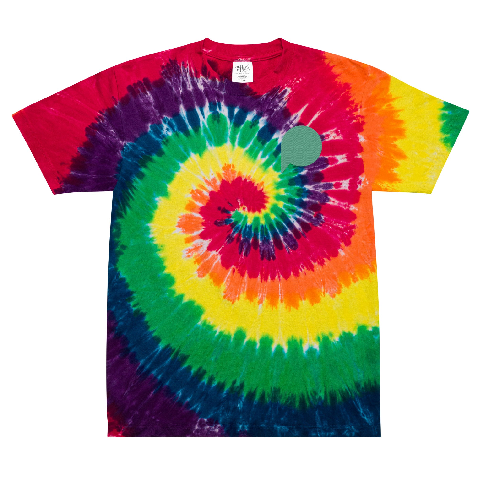 PINme® Oversized Tie-Dye Embroidered Tee - The PINme® Swag Shop