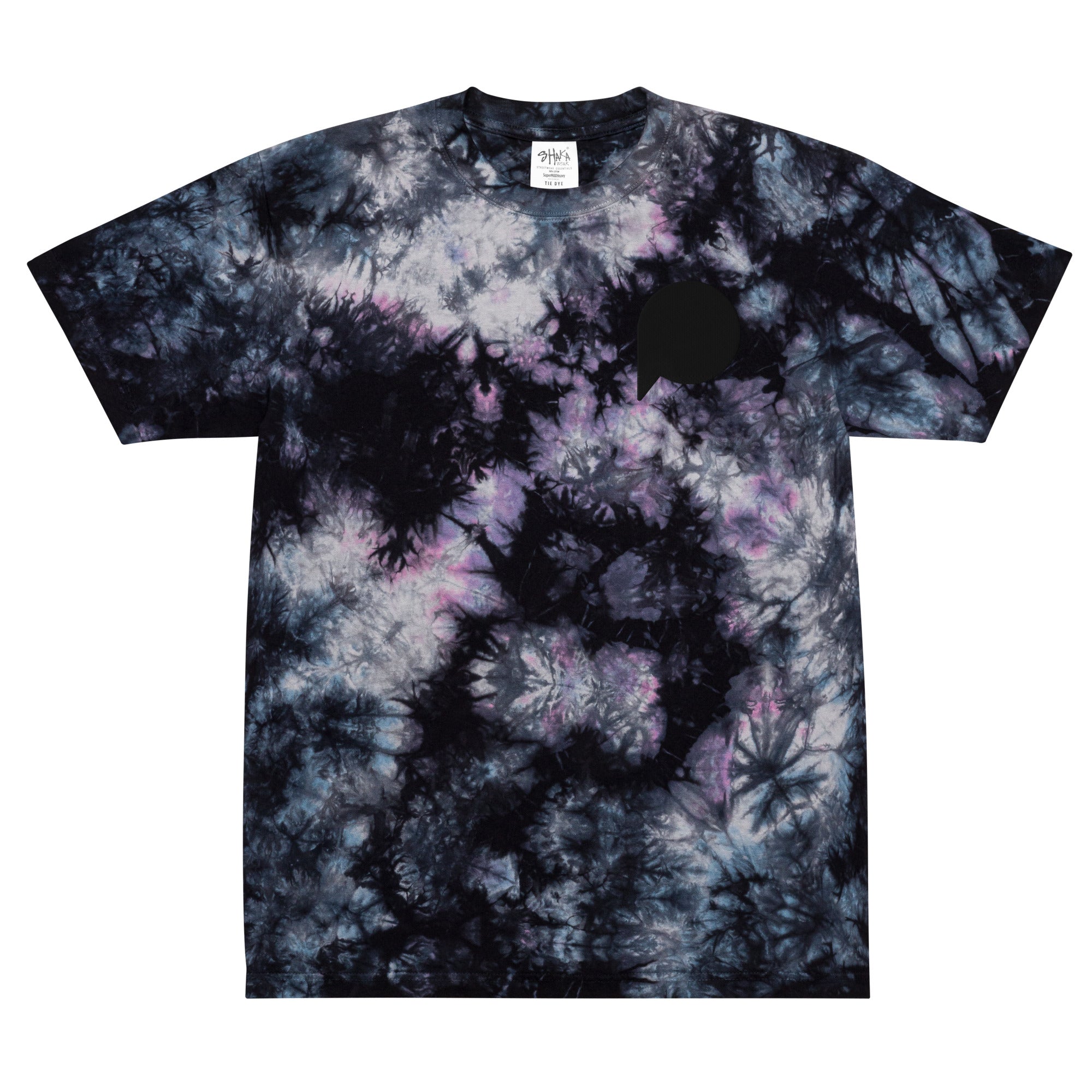 PINme® Oversized Tie-Dye Embroidered Tee - The PINme® Swag Shop