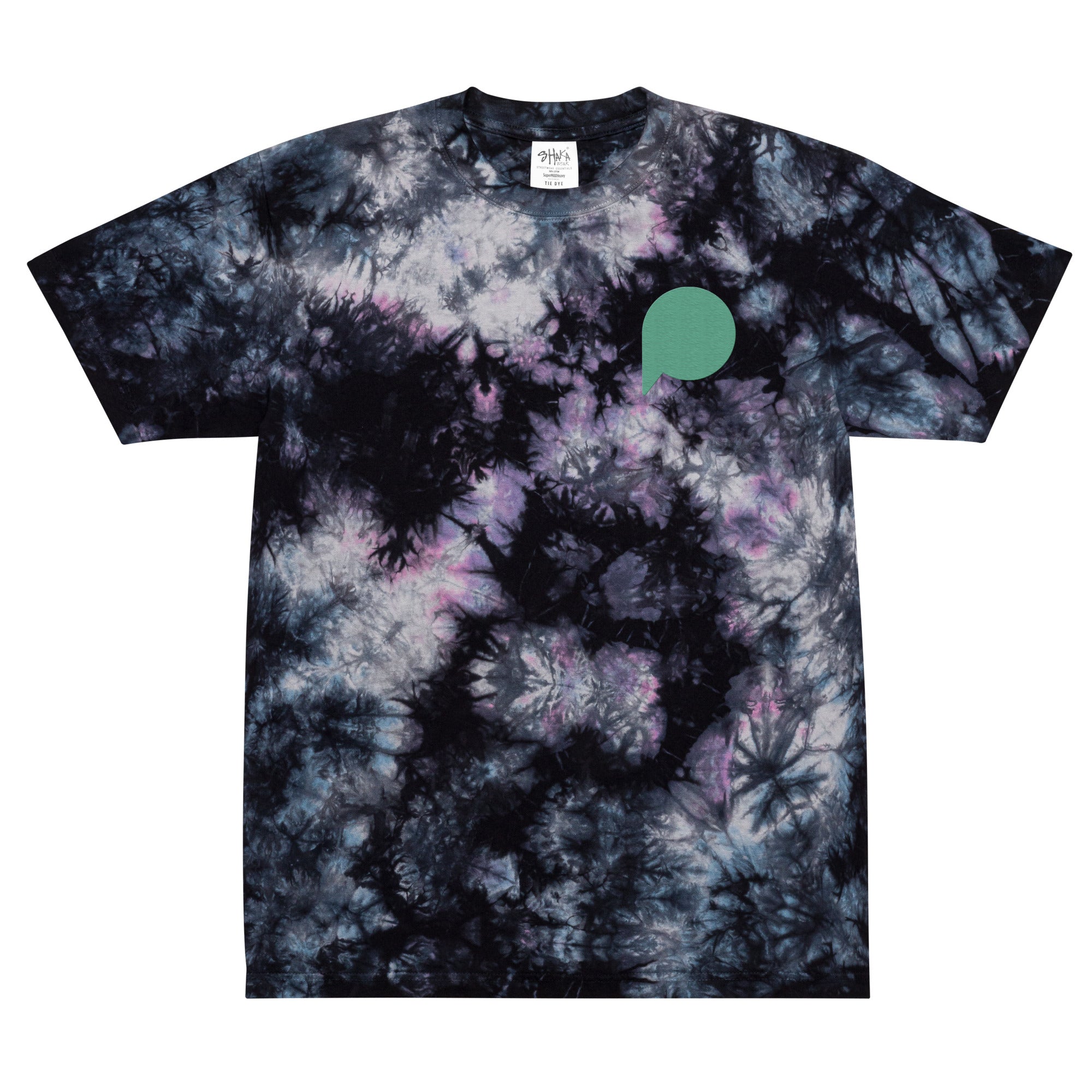 PINme® Oversized Tie-Dye Embroidered Tee - The PINme® Swag Shop