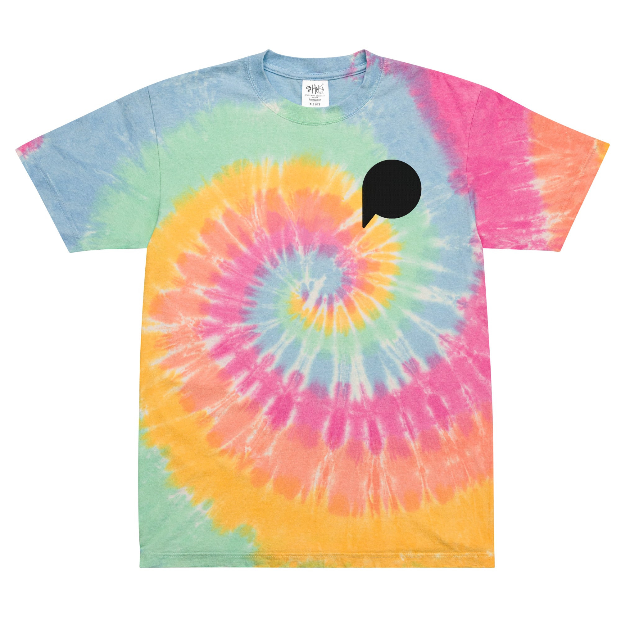 PINme® Oversized Tie-Dye Embroidered Tee - The PINme® Swag Shop