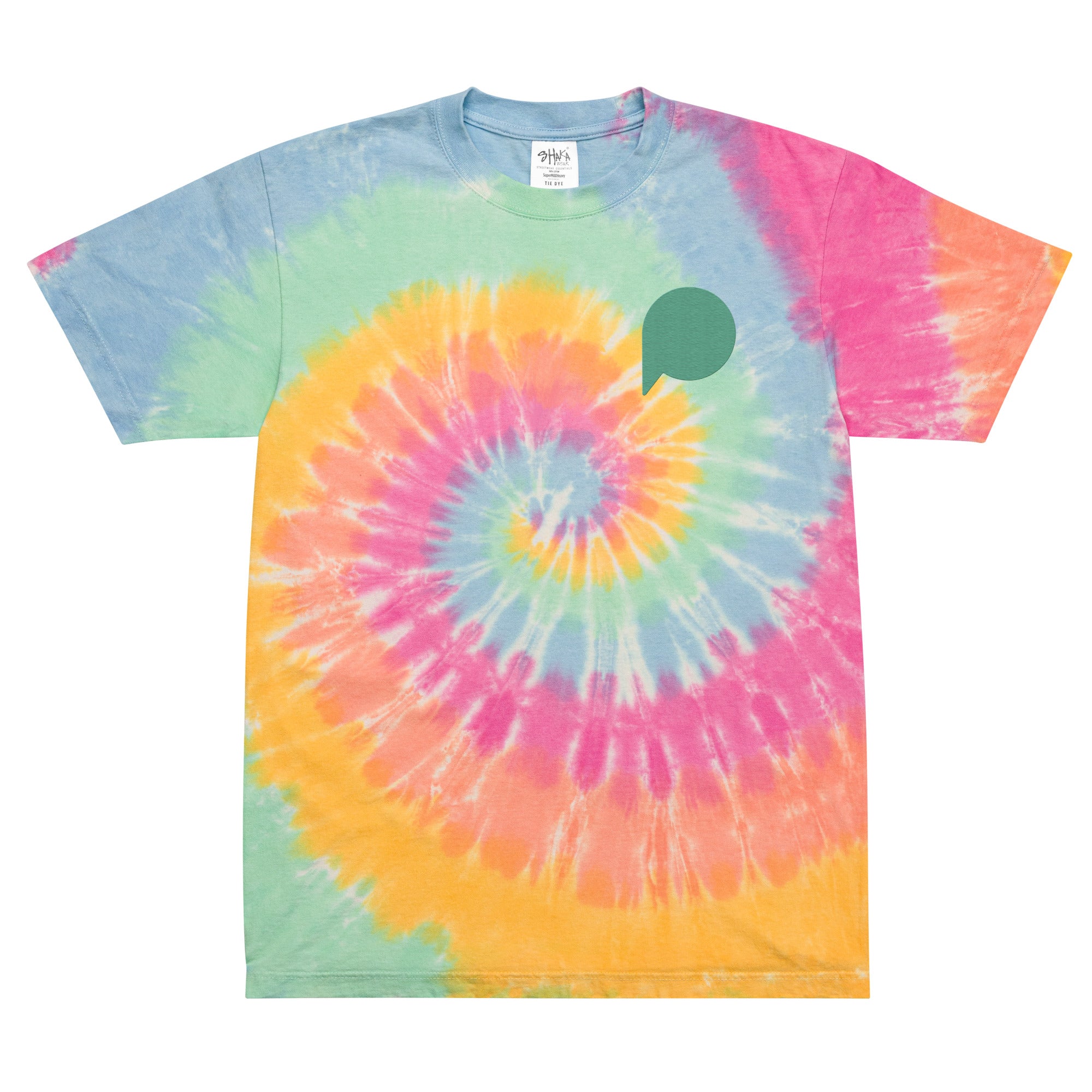 PINme® Oversized Tie-Dye Embroidered Tee - The PINme® Swag Shop