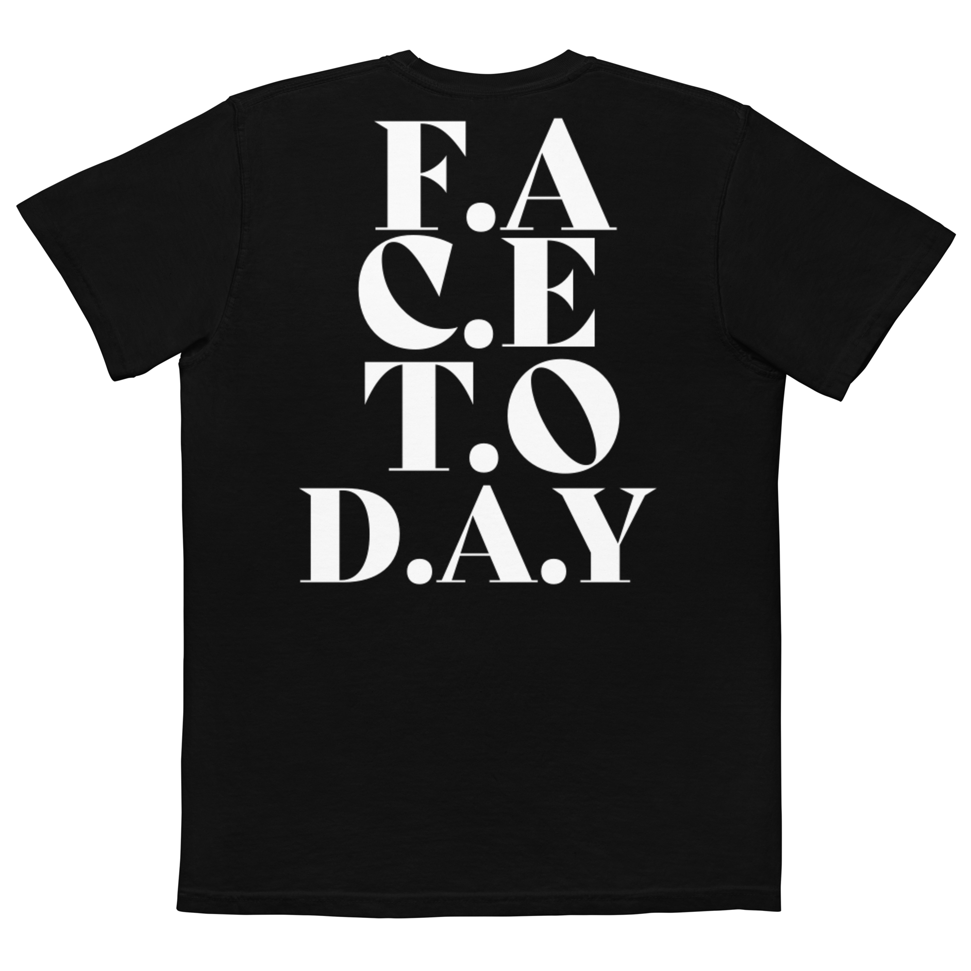 JVMΣZ | "F.A.C.E T.O.D.A.Y." Pocket Tee