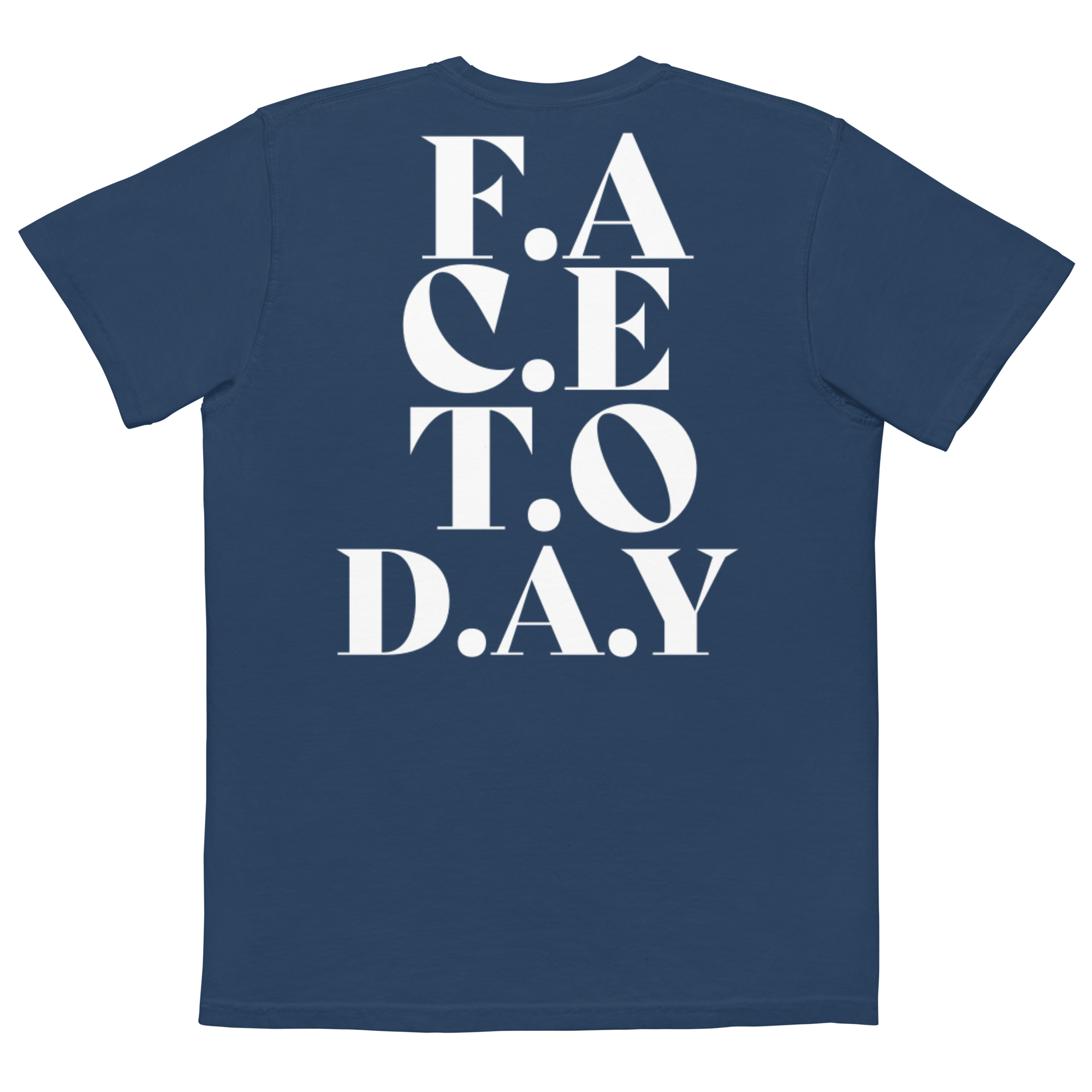 JVMΣZ | "F.A.C.E T.O.D.A.Y." Pocket Tee